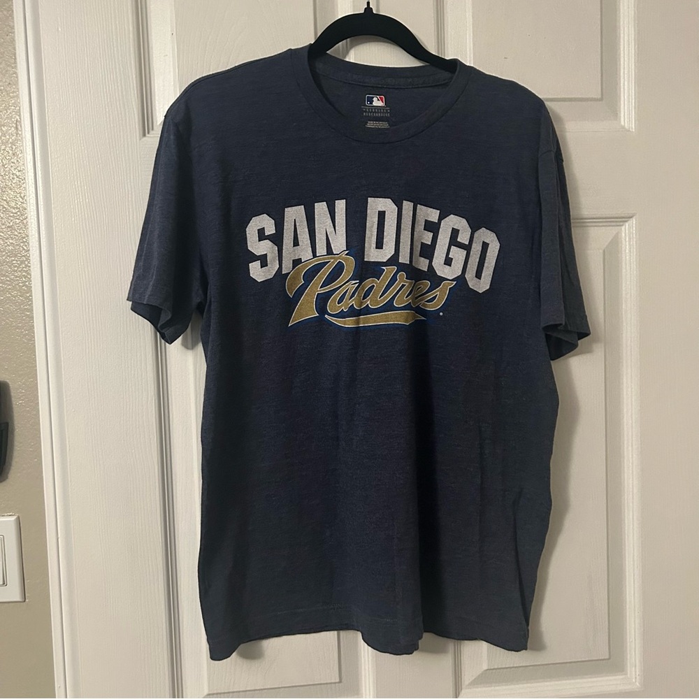 San Diego Padres MLB Gray/Blue Unisex T-Shirt